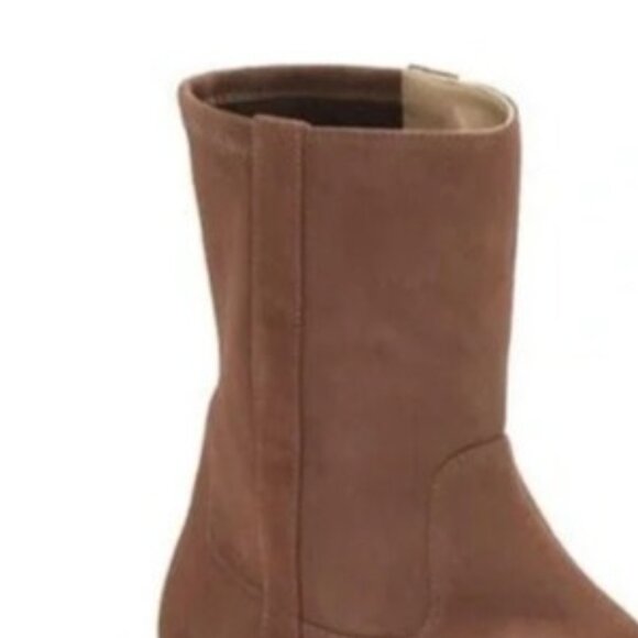 NEW Stuart Weitzman Sadie Boots Womens 9.5 Brown Suede Designer Contemporary - Picture 2 of 10